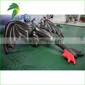 Most Popular Cartoon for Man Interesting Design Inflatable Sexy Black Dragon Toy