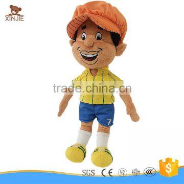 OEM design plush football player doll toy