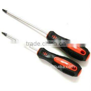 Screwdriver with PVC handle