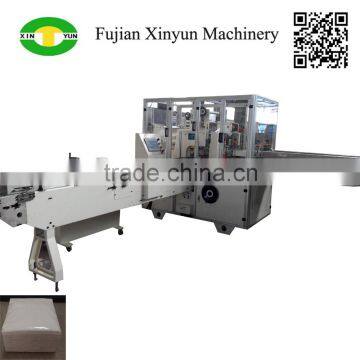 Fast speed serviette tissue soft packing machine