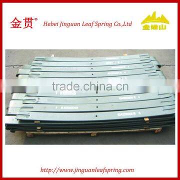 SEMITRAILER TRUCK SUP9 60SI2MN parabolic front leaf spring assembly