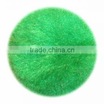 DIY Toy Material 30mm Plush Green Acrylic Pom poms