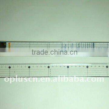 Metal Piping Edge 30CM Plastic Ruler