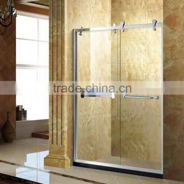 304 stainless steel rollers sliding shower screen D57