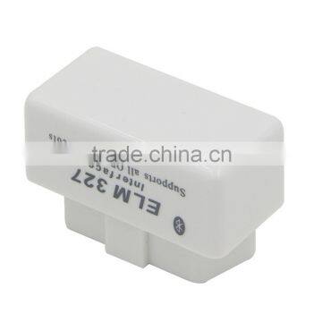 New arrival Version 2.1 ELM327 OBD Advanced MINI ELM 327 V2.1 White Bluetooth OBD2 Car CAN Wireless Adapter Scanner Tool