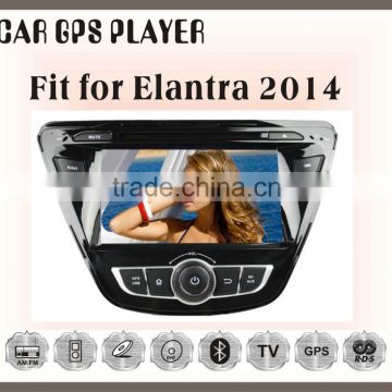 Fit for Hyundai elantra 2014 car dvd player with gps bluetooth tv