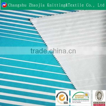 2016 latest fashion custom colorful stripes printed poly span mesh fabric for sportswear fabric