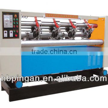 Thin blade slitter scorer