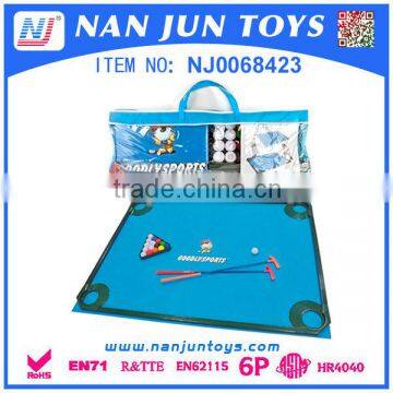 Popular High Quality Kids Toy Metal Golf Set Golf Game Toywith Hand Bag