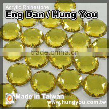 Round Synthetic Gemstone Jewelry With 2 Holes