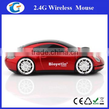 Wireless Custom Logo 2.4Ghz Racing Car Mouse