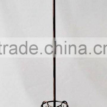 Wrought iron coat rack