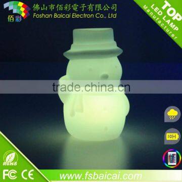PE Plastic Color Changing Led Table Lamp/led Decorative Light/led Bedside Lamp for Baby Gift
