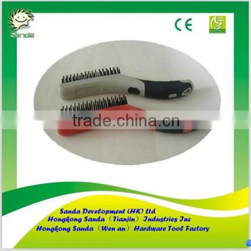 TRP+PP handle Shoe Handle Wire Brush