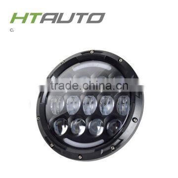 HTAUTO High Low 7" High/Low Beam Headlight with DRL, Off-road Automotive headlight