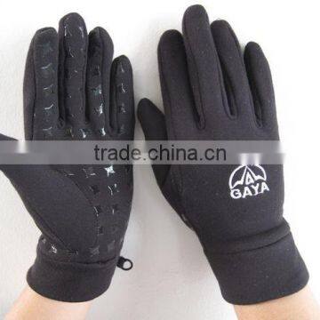 Silicone print palm cycle gloves