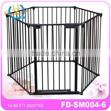 Safe and Secure Metal Playpen /play yard/baby safety gate