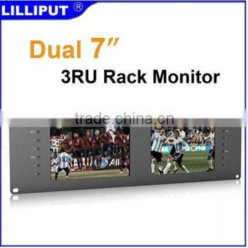 Lilliput 7" 3RU Rack Monitors with 3G-Sdi and HDMI Inputs