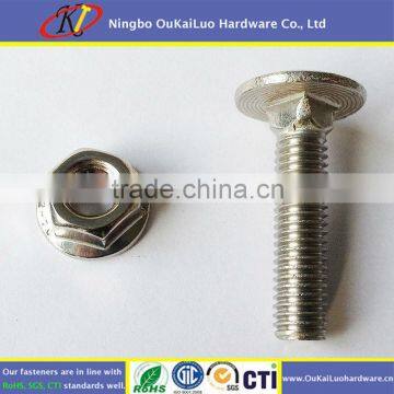 Stainless Steel Carriage Bolts With Nuts