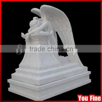 Beautiful White Cheap Angel Tombstone