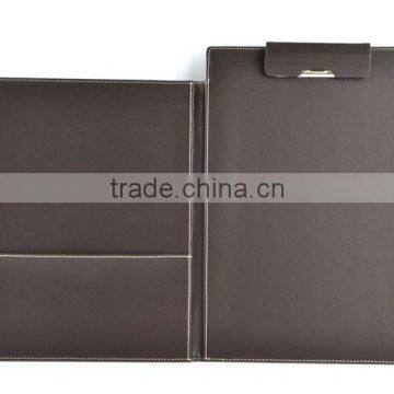 Office supply PU Leather A4 paper File Folder Document Holder