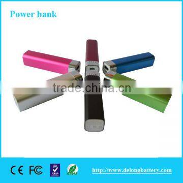 2600mah portable lipstick power bank