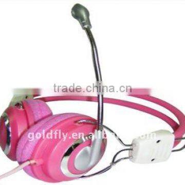 Computer Headphone (GF-LY610) (cute headphone for girls/headphones with mic for pc/computer headphone without mic)