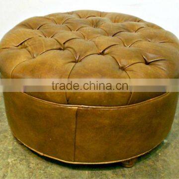 Leather ottoman HDOT091