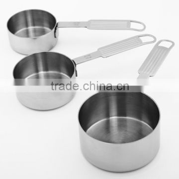 Hot sale passed FDA or LFGB stainless steel small measuring cup