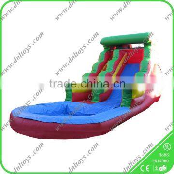 Frozen Inflatable Water Slides With Swimming Pool