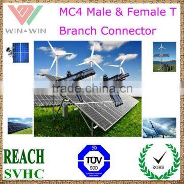 Connector Male and Female MC4 T Branch