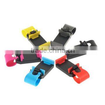 Car Steering Wheel Mount Clip Holder Band For IPhone For IPod MP4 GPS Mobile Phone Holder photo-2