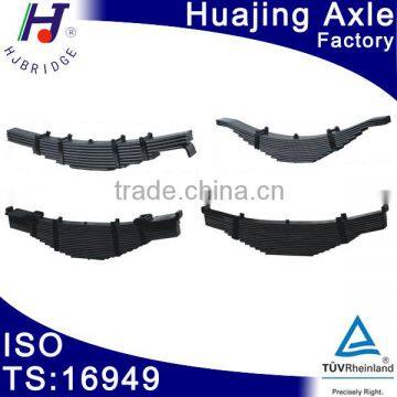 leaf spring for bogie and suspension