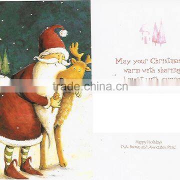 Cheap invitation card christmas card printing offset printing                        
                                                Quality Choice