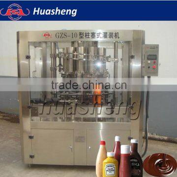 customized tailor designed glass bottle glass jar PET bottle rotary ketchup jam tomato sauce paste filling machine                        
                                                Quality Choice