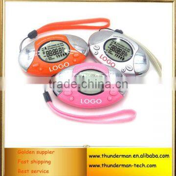 Big LCD display Multifunction Digital Body Fat Analyzer Pedometer With Lanyard