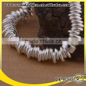 Scrap Metal Prices Copper Antique Bangle Hand Men's Silver Bracelet photo-4