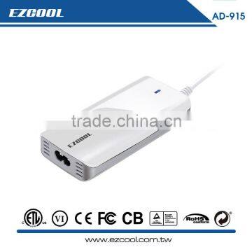 Dongguan factory 90W Universal and Automatic Slim Laptop adapter AD-915