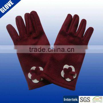 Five fingers winter wholesale fleece gloves