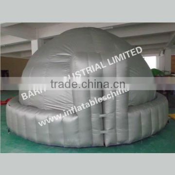 2013 Barry outdoor inflatable projective tents/inflatable dome tent