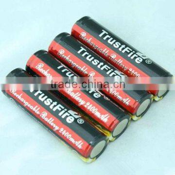 Trustfire 18650 battery 18650 3.7V 2400mAh Protected battery