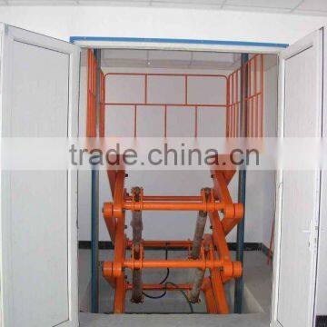 stationary hydraulic scissor lifter small platform scissor lift