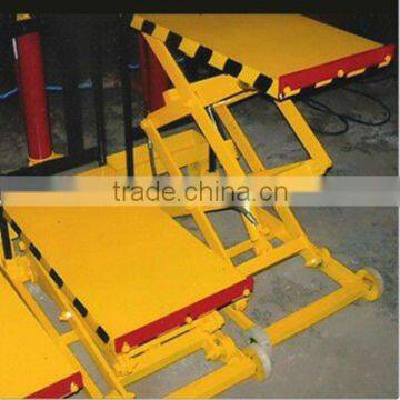 Stationary elevating scissor lift