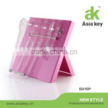 Hot selling pink and clear acrylic stand,knife holder, block