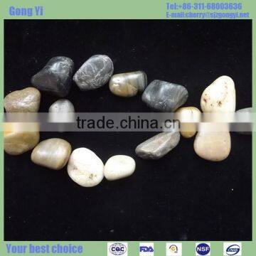 Pebble Stone Natural Polished Pebble Black Pebble photo-4