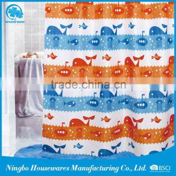 100% Polyester matching shower and window curtains