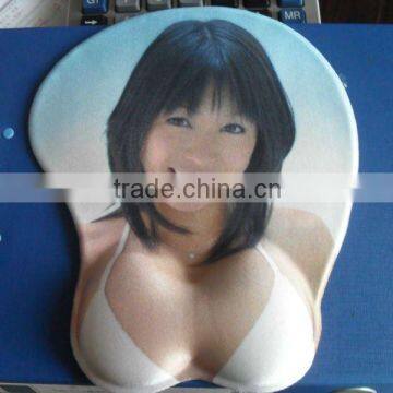 2016 Hot Selling Sexy Girl Mouse Pad with 3D Effect