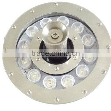 15W RGB led fountain waterproof light stainless steel