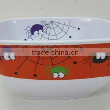 Melamine nice design simple plastic square soup bowl