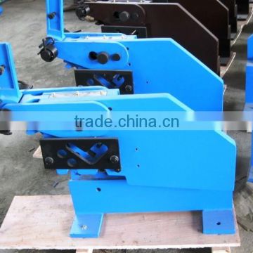 angle steel, iron round & square bar, flat plate Hydraulic cutting notching machine